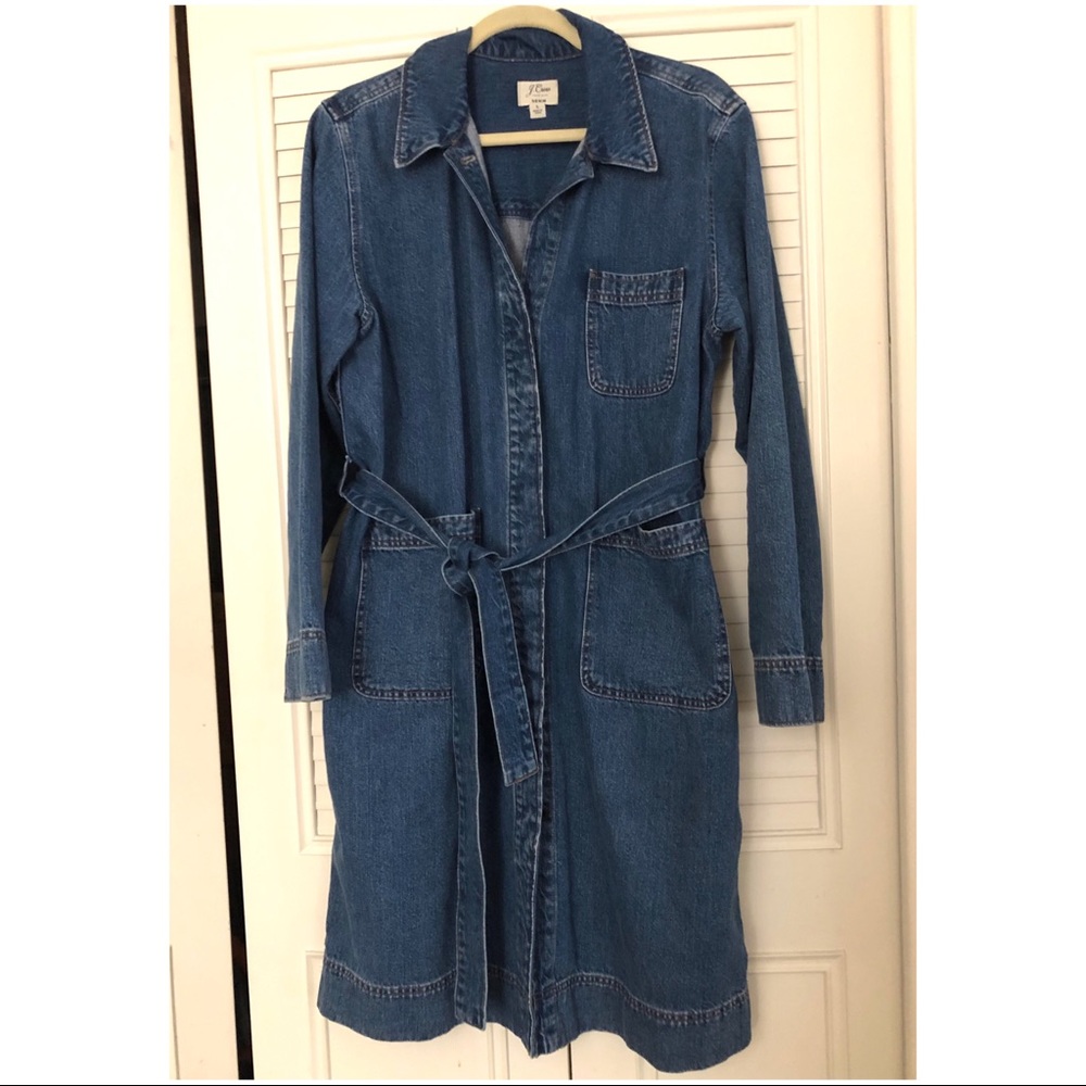 J.Crew Denim Duster Jacket